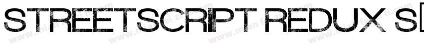 Streetscript Redux S字体转换